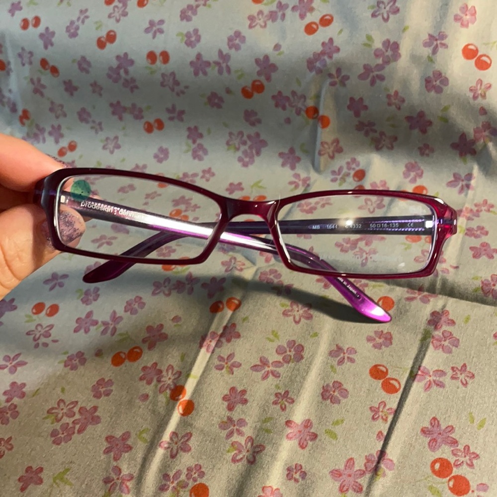 Prodesign 1644 glasses in red purple